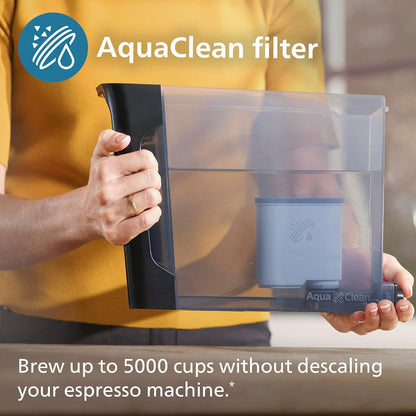 Philips 5500 Series Bean to Cup Coffee Machine – 20 Hot & Iced drinks, LatteGo Milk Frother, Fastest-to-Clean, 40% Quieter, Ceramic Grinder, Fully Automatic Espresso & Cappuccino maker – EP5546/70